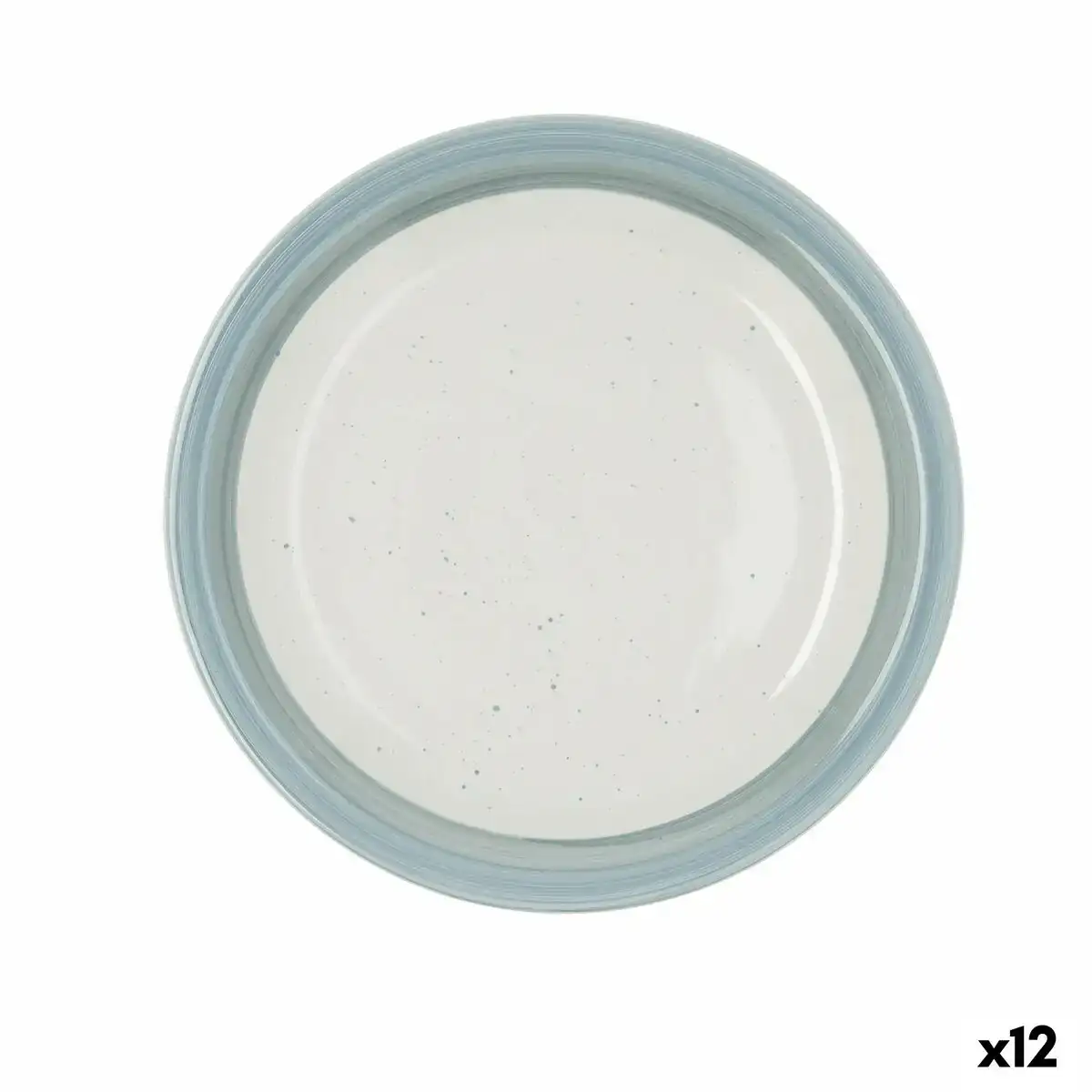 Assiette plate quid allegra aqua ceramique bicolore o 27 cm_3006. DIAYTAR COTE D'IVOIRE - Où l'Élégance Rencontre l'Authenticité. Naviguez à travers notre boutique en ligne et choisissez des produits qui incarnent le style et la tradition du Côte d'Ivoire.