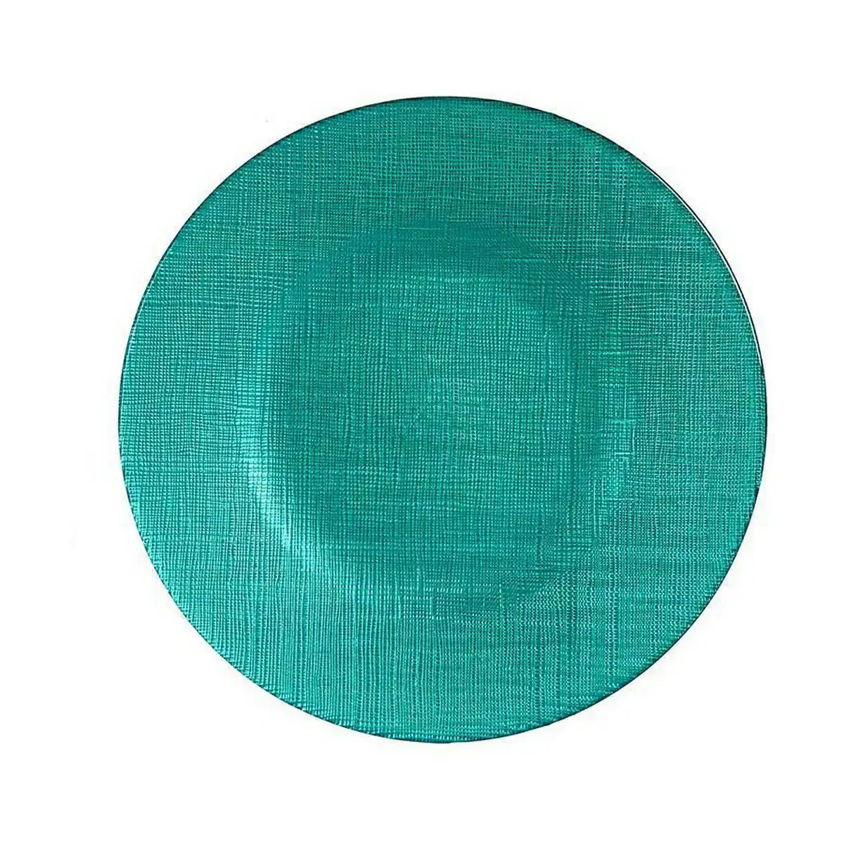 Assiette plate turquoise verre 6 unites 21 x 2 x 21 cm _2001. DIAYTAR COTE D'IVOIRE - Votre Source de Trouvailles uniques. Naviguez à travers notre catalogue et trouvez des articles qui vous distinguent et reflètent votre unicité.