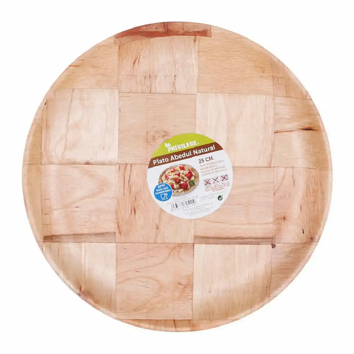Assiette privilege natural bouleau o 25 cm o 25 cm _2564. DIAYTAR COTE D'IVOIRE - Où Choisir est une Célébration de l'Artisanat Local. Découvrez notre boutique en ligne et choisissez des produits qui incarnent la passion des artisans sénégalais.