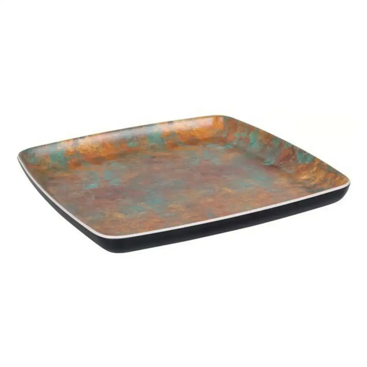 Assiette viejo valle goji melamine noir 27 x 27 x 2 5 cm _2086. DIAYTAR COTE D'IVOIRE - Votre Destination de Shopping Authentique au Côte d'Ivoire. Plongez dans notre boutique en ligne pour découvrir des produits qui célèbrent la riche culture et l'artisanat du pays.