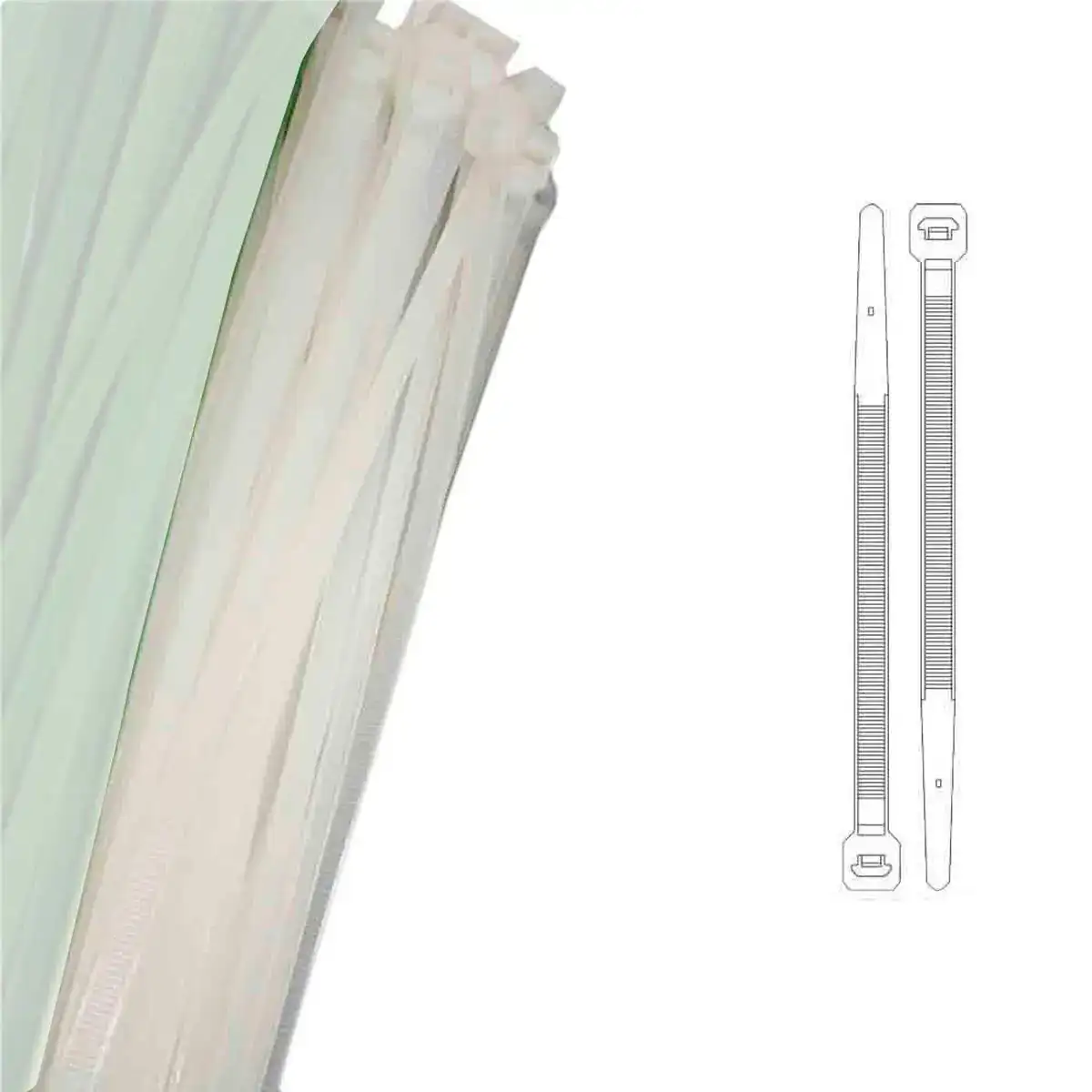 Attaches pour cable en nylon edm 100 x 2 5 mm blanc 100 unites_8095. Entrez dans le Monde de DIAYTAR COTE D'IVOIRE - Où la Satisfaction est la Priorité. Explorez notre sélection pensée pour vous offrir une expérience de shopping qui va au-delà de vos attentes.