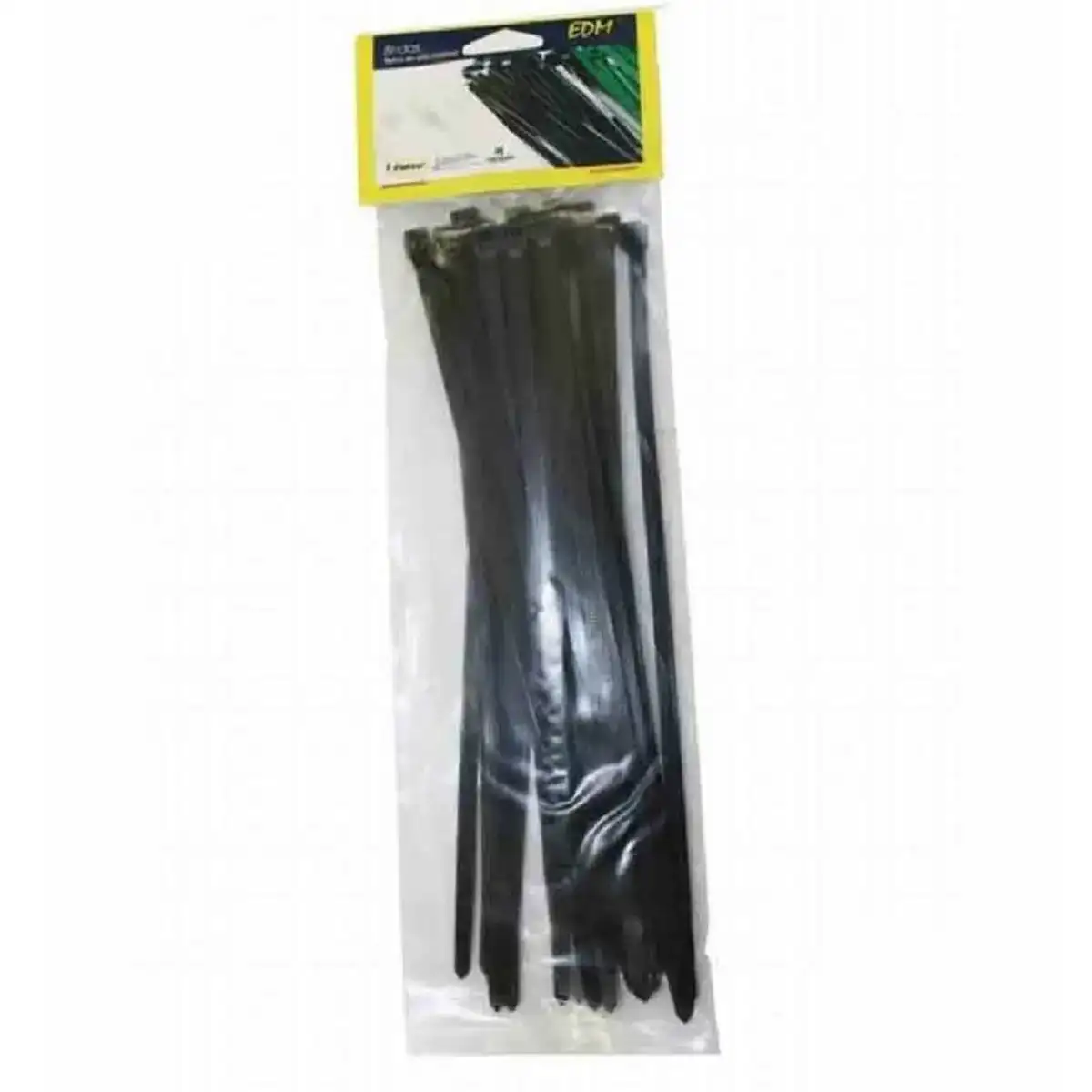 Attaches pour cable en nylon edm 300 x 4 8 mm noir 25 unites_3874. DIAYTAR COTE D'IVOIRE - Votre Passage vers le Raffinement. Plongez dans notre univers de produits exquis et choisissez des articles qui ajoutent une touche de sophistication à votre vie.