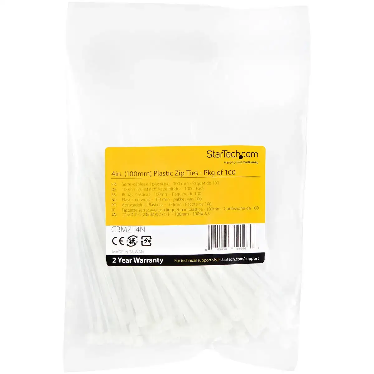 Attaches pour cable en nylon startech cbmzt4n blanc_6525. DIAYTAR COTE D'IVOIRE - Votre Plateforme pour un Shopping Inspiré. Explorez nos offres variées et découvrez des articles qui stimulent votre créativité et embellissent votre vie.