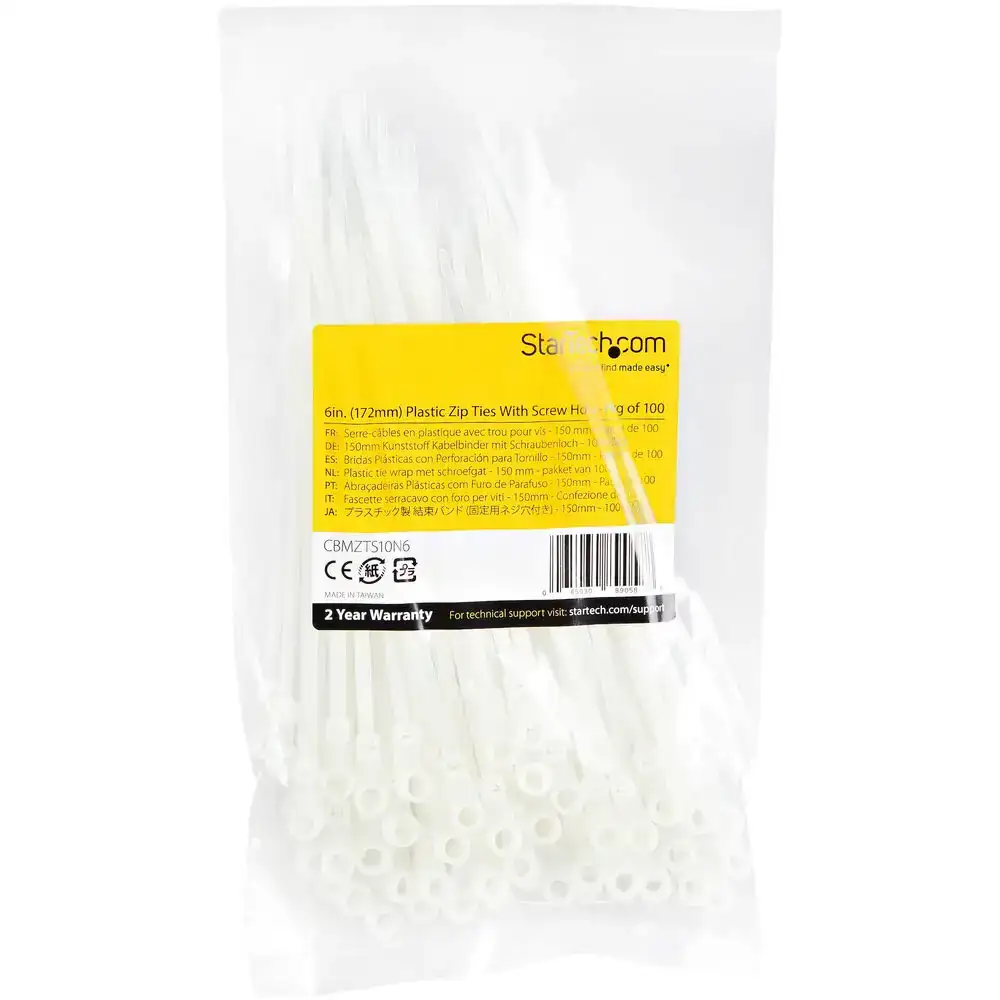 Attaches pour cable startech cbmzts10n6 blanc_1786. DIAYTAR COTE D'IVOIRE - Votre Destination Shopping d'Exception. Parcourez nos rayons virtuels et choisissez des produits qui incarnent l'excellence et la diversité.