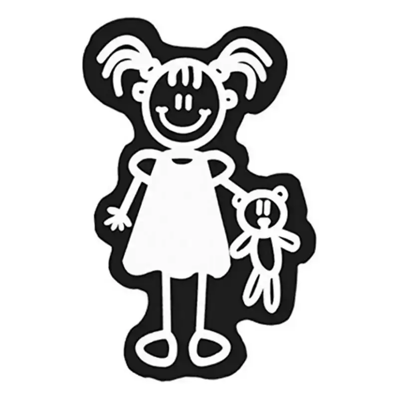 Autocollant pour voiture family fille ours en peluche_6119. Entrez dans le Monde de DIAYTAR COTE D'IVOIRE - Où la Satisfaction est la Priorité. Explorez notre sélection pensée pour vous offrir une expérience de shopping qui va au-delà de vos attentes.