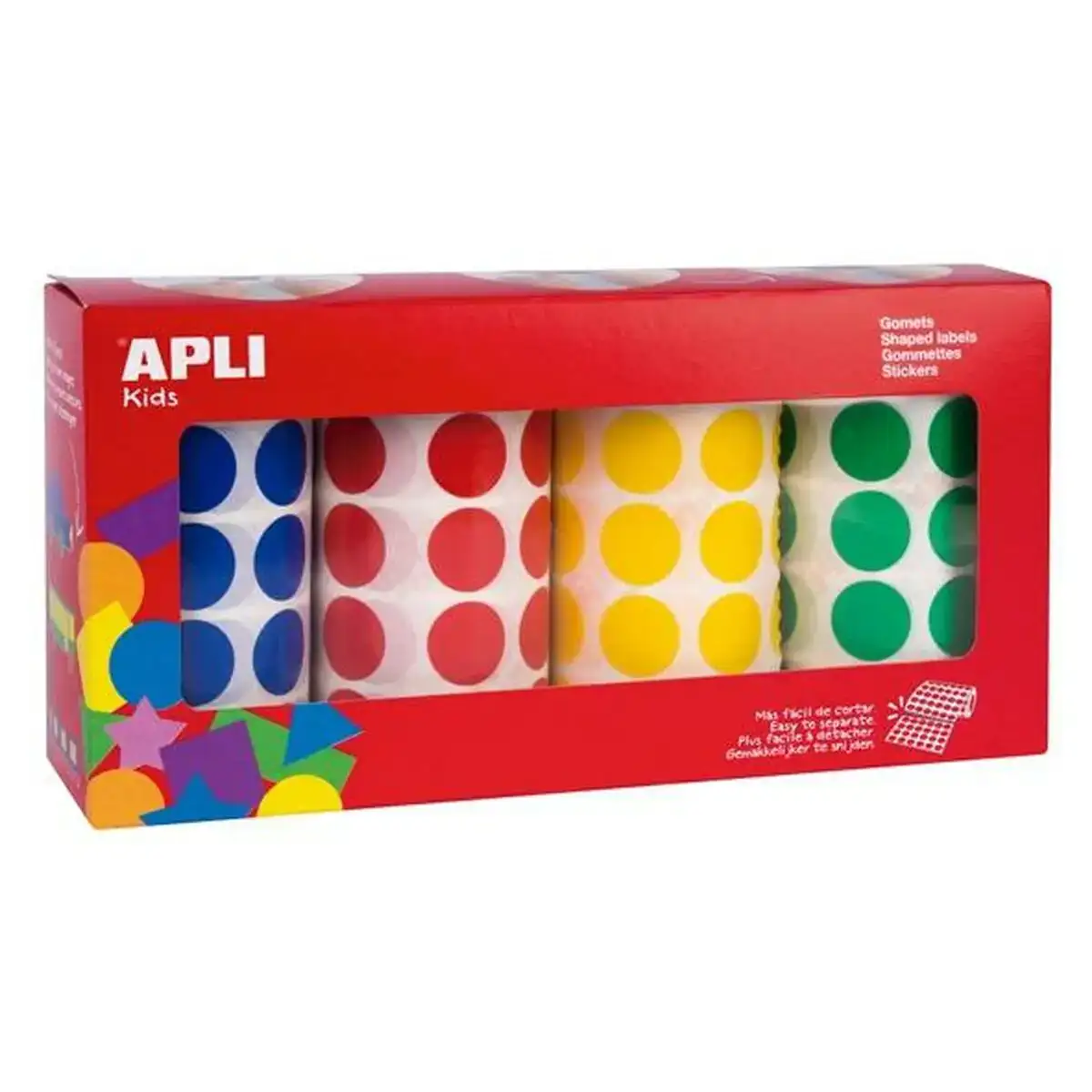 Autocollants apli gomets rouge bleu vert jaune rouleau cercles_6914. DIAYTAR COTE D'IVOIRE - Où Chaque Détail Compte. Naviguez à travers notre gamme variée et choisissez des articles qui ajoutent une touche spéciale à votre quotidien, toujours avec qualité et style.
