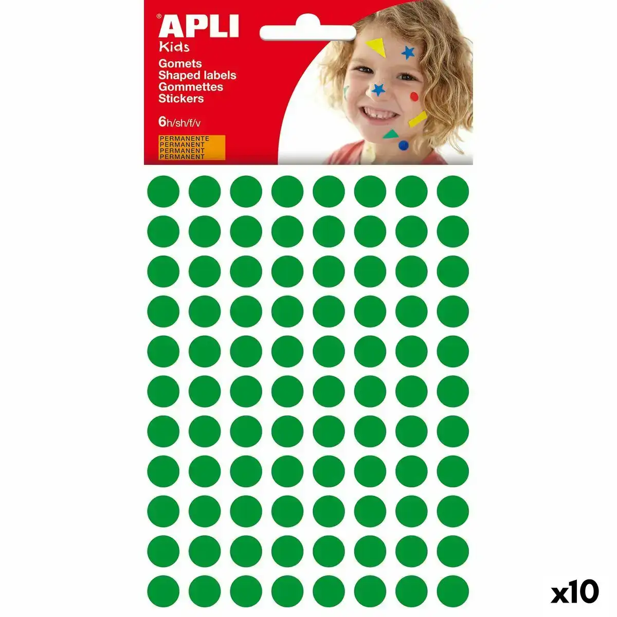 Autocollants apli kids gomets rond vert 10 unites _7827. DIAYTAR COTE D'IVOIRE - Là où Chaque Produit Évoque une Émotion. Parcourez notre catalogue et choisissez des articles qui vous touchent et qui enrichissent votre expérience.