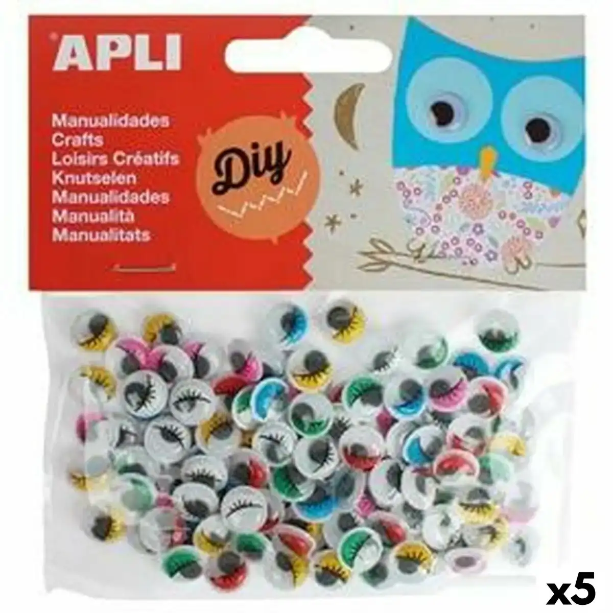 Autocollants apli multicouleur yeux 5 unites _9337. DIAYTAR COTE D'IVOIRE - Votre Destination pour un Shopping Unique. Parcourez notre catalogue et trouvez des articles qui vous inspirent et vous édifient.