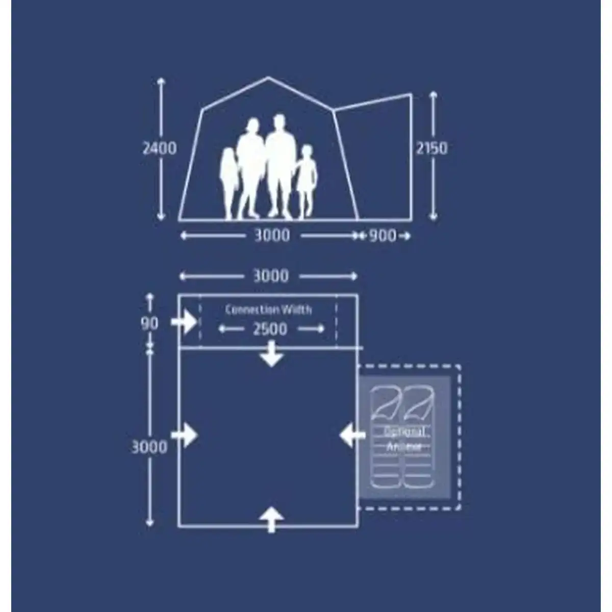 Auvent kampa cross air de voyage camping car gonflable_9273. Bienvenue sur DIAYTAR COTE D'IVOIRE - Où Chaque Article a son Histoire. Découvrez notre sélection méticuleuse de produits qui racontent l'authenticité et la beauté du Côte d'Ivoire.