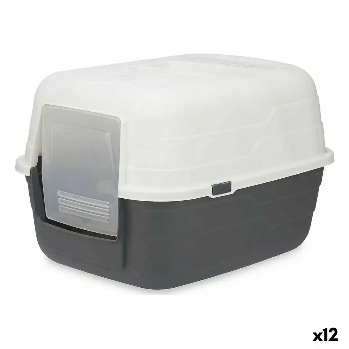Bac a litiere pour chats 48 x 32 x 38 cm gris anthracite plastique 12 unites _8247. Entrez dans le Monde de DIAYTAR COTE D'IVOIRE - Où Chaque Produit Raconte une Histoire Unique. Explorez notre sélection et laissez-vous transporter par des récits à travers les articles que vous choisissez.