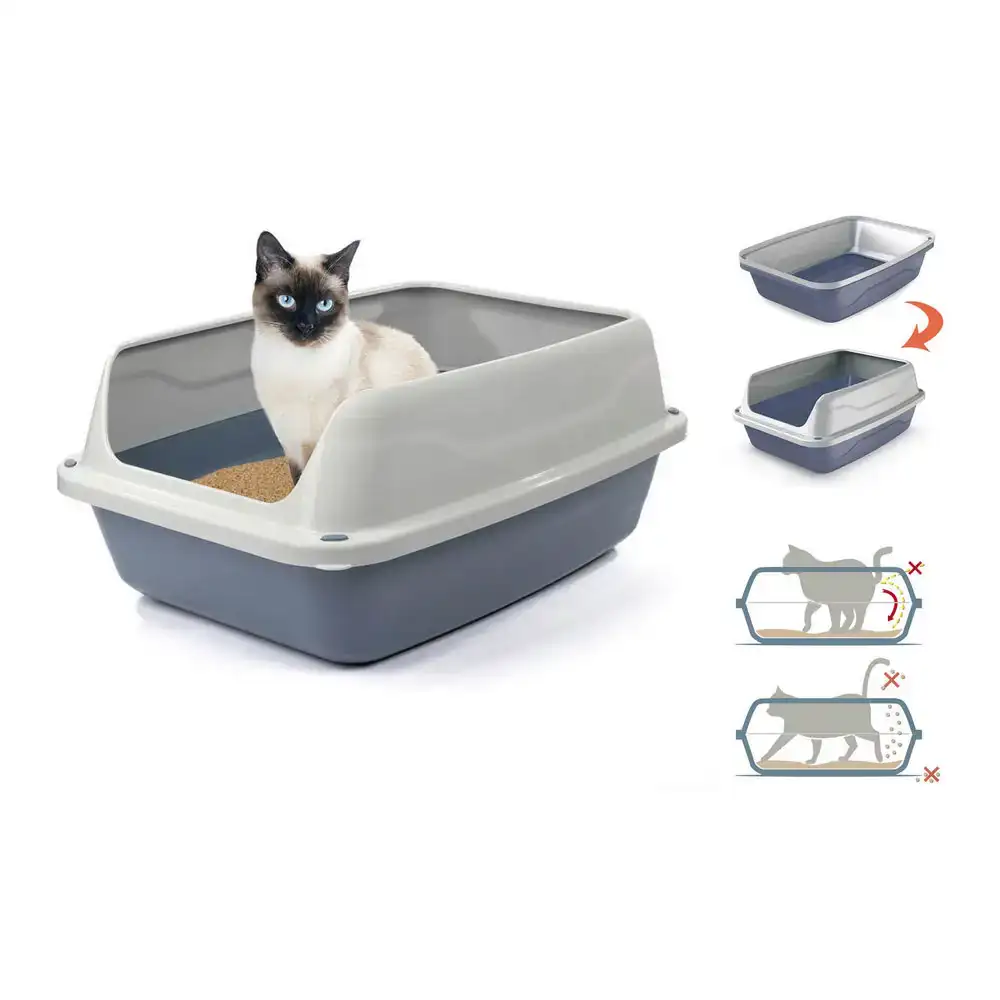 Bac a litiere pour chats georplast sonic 56 x 40 x 24 cm _3833. DIAYTAR COTE D'IVOIRE - L'Art de Vivre en Couleurs et en Styles. Parcourez notre sélection et trouvez des articles qui reflètent votre personnalité et votre goût pour la vie.