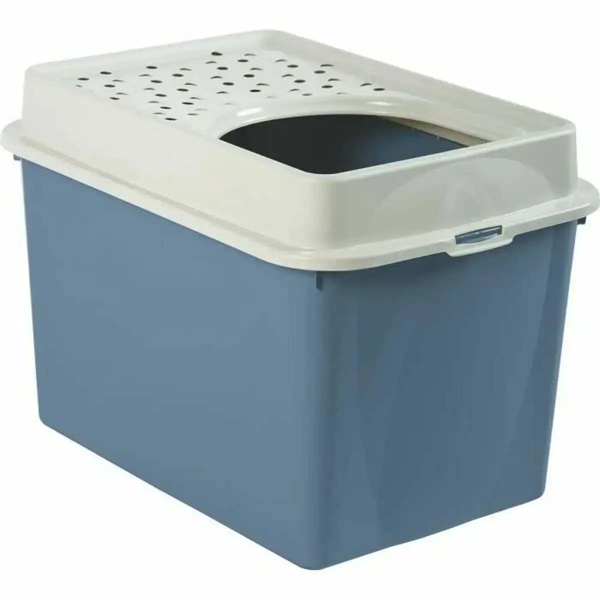 Bac a litiere pour chats rotho my pet berty 57 x 40 x 33 cm bleu blanc_3850. DIAYTAR COTE D'IVOIRE - L'Art de Magasiner sans Limites. Naviguez à travers notre collection diversifiée pour trouver des produits qui élargiront vos horizons shopping.