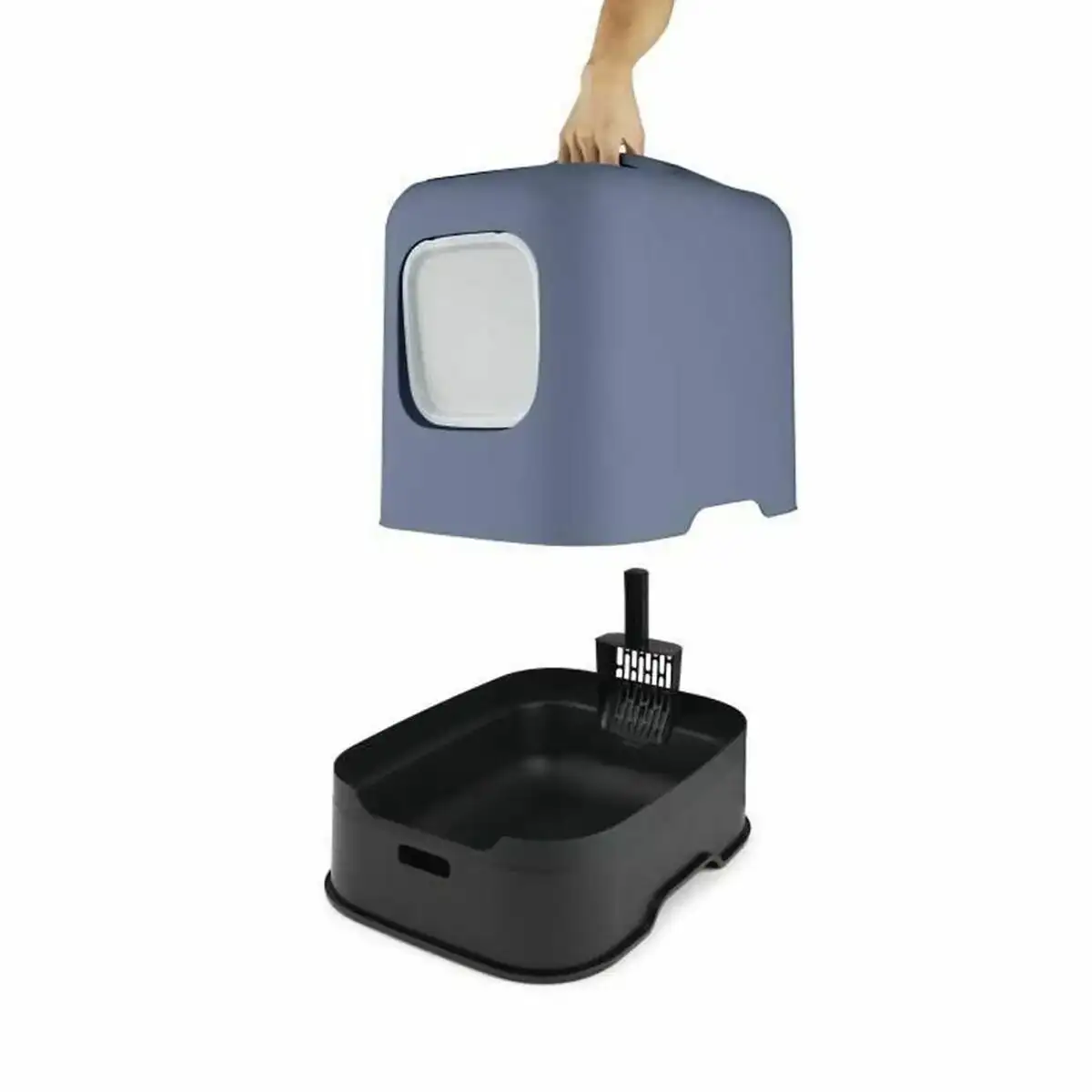 Bac a litiere pour chats rotho my pet horizon 51 x 39 5 x 44 3 cm bleu_7849. DIAYTAR COTE D'IVOIRE - Où la Tradition Renouvelée Rencontre l'Innovation. Explorez notre gamme de produits qui fusionnent l'héritage culturel avec les besoins contemporains.