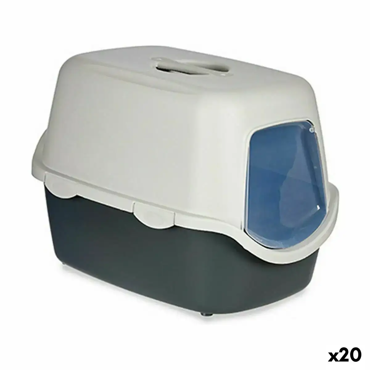 Bac a litiere pour chats stefanplast anthracite gris clair plastique 56 5 x 39 5 x 39 cm 20 unites _3584. Bienvenue sur DIAYTAR COTE D'IVOIRE - Votre Destination Shopping à la Côte d'Ivoireaise. Explorez notre boutique en ligne et découvrez une gamme variée de produits qui capturent l'esprit du Côte d'Ivoire.