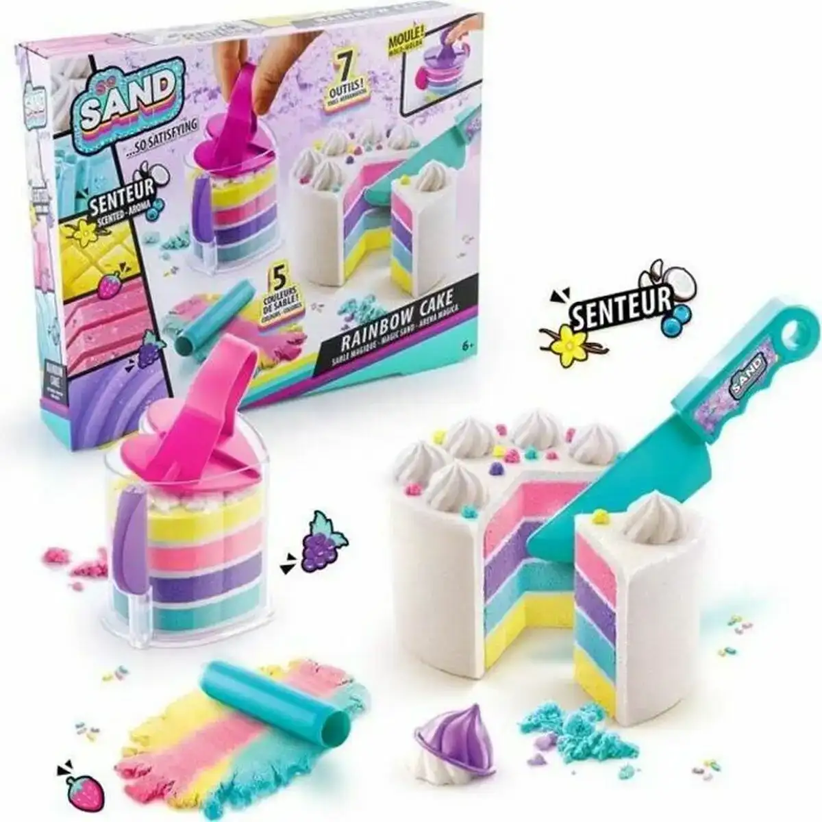 Baguette magique canal toys rainbow cake_1231. DIAYTAR COTE D'IVOIRE - L'Art de Vivre le Shopping Authentique. Découvrez notre boutique en ligne et trouvez des produits qui célèbrent la culture et l'héritage du Côte d'Ivoire.