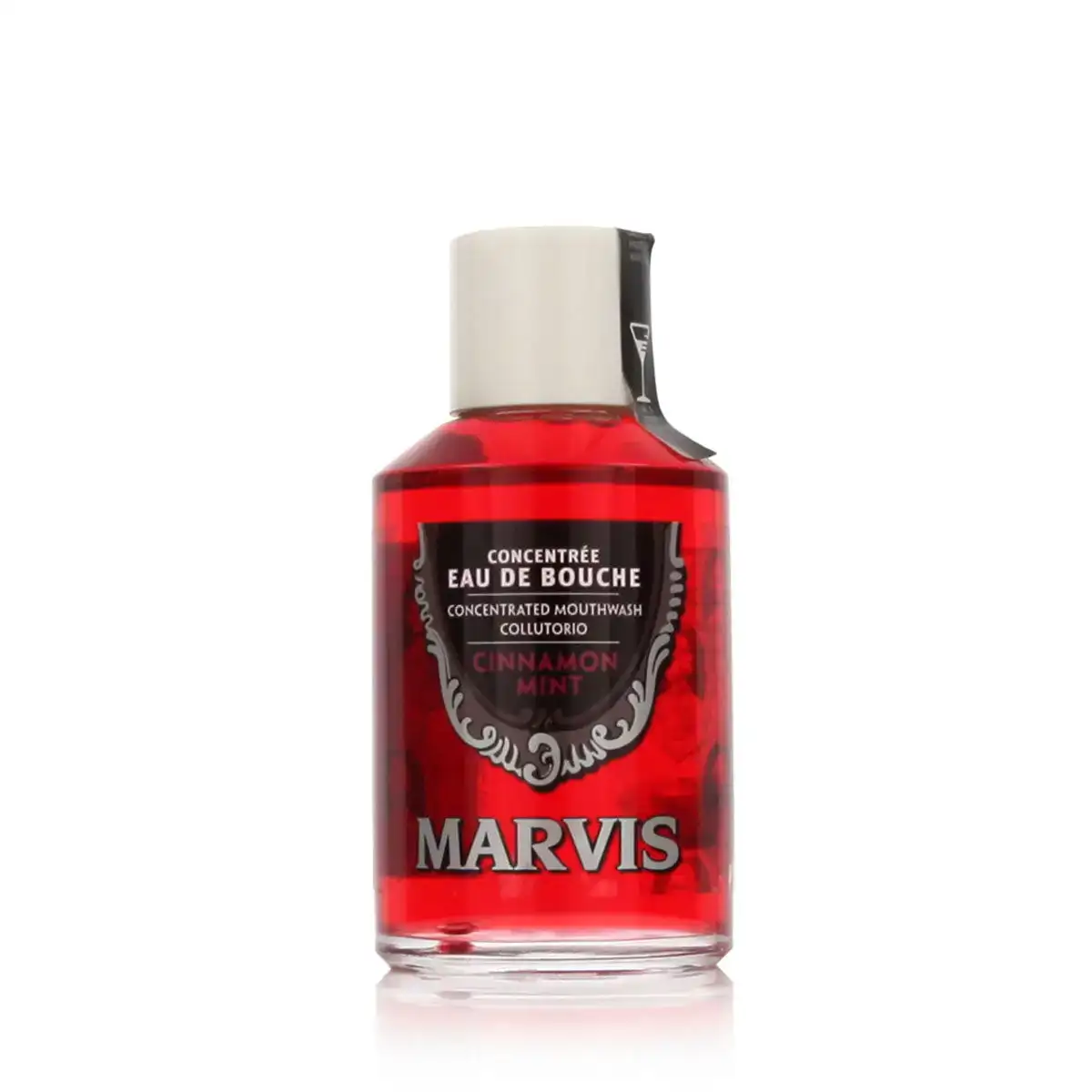 Bain de bouche marvis canelle menthe 120 ml_8743. Bienvenue sur DIAYTAR COTE D'IVOIRE - Où le Shopping est une Affaire Personnelle. Découvrez notre sélection et choisissez des produits qui reflètent votre unicité et votre individualité.