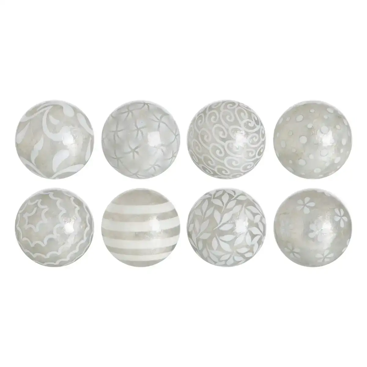 Balles capiz decoration argent 10 x 10 x 10 cm 8 unites _5063. DIAYTAR COTE D'IVOIRE - Votre Source de Trésors Culturels. Naviguez à travers notre catalogue et trouvez des articles qui mettent en avant la richesse de la culture sénégalaise.