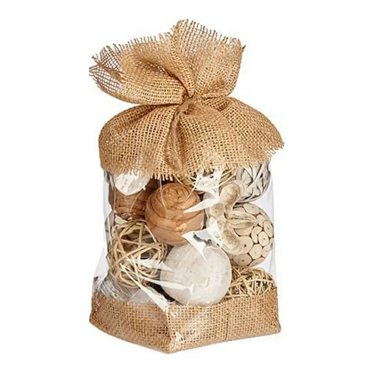 Balles decoration blanc marron osier_5752. DIAYTAR COTE D'IVOIRE - Votre Destination de Shopping Authentique au Côte d'Ivoire. Plongez dans notre boutique en ligne pour découvrir des produits qui célèbrent la riche culture et l'artisanat du pays.