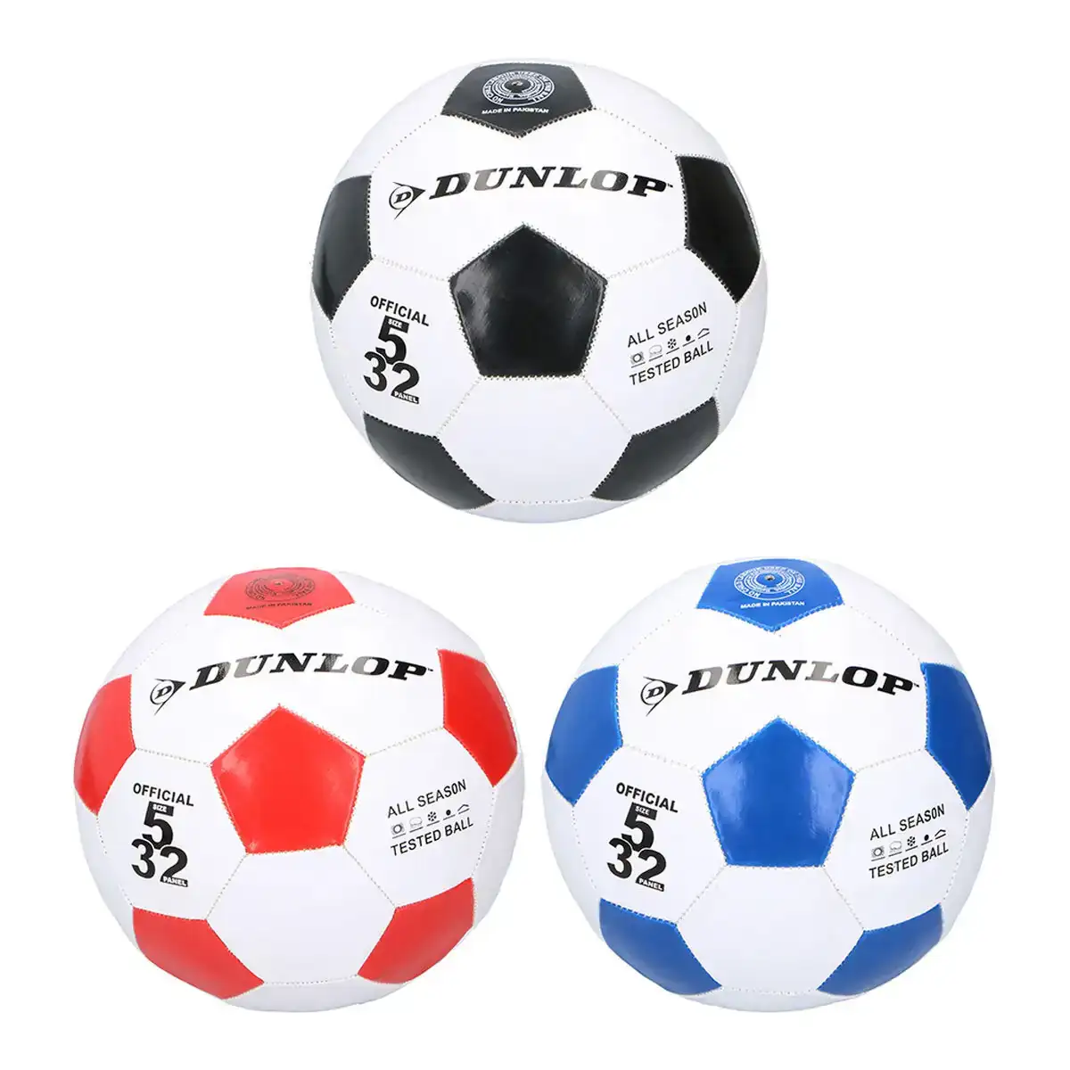 Ballon de football dunlop blanc cuir_4564. Bienvenue chez DIAYTAR COTE D'IVOIRE - Où Choisir est une Invitation au Voyage. Explorez notre boutique en ligne et découvrez des produits qui vous transportent dans l'univers du Côte d'Ivoire.