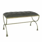 Banc de pied de lit dkd home decor 90 x 38 x 52 cm dore metal vert metallise_8359. DIAYTAR COTE D'IVOIRE - Votre Destinée Shopping Personnalisée. Plongez dans notre boutique en ligne et créez votre propre expérience de shopping en choisissant parmi nos produits variés.