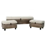 Banc de pied de lit dkd home decor marron creme 3 pieces bois polyester traditionnel 119 x 41 x 42 cm 3 pcs _5351. Entrez dans DIAYTAR COTE D'IVOIRE - Où Chaque Détail Compte. Explorez notre boutique en ligne pour trouver des produits de haute qualité, soigneusement choisis pour répondre à vos besoins et vos désirs.