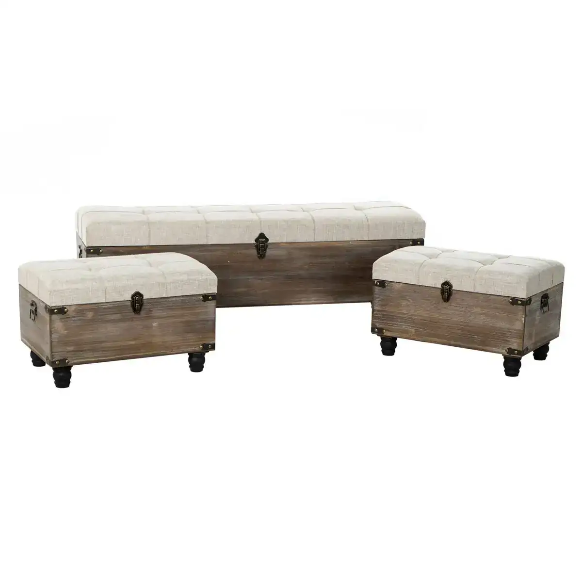 Banc de pied de lit dkd home decor marron creme 3 pieces bois polyester traditionnel 119 x 41 x 42 cm 3 pcs _5351. Entrez dans DIAYTAR COTE D'IVOIRE - Où Chaque Détail Compte. Explorez notre boutique en ligne pour trouver des produits de haute qualité, soigneusement choisis pour répondre à vos besoins et vos désirs.