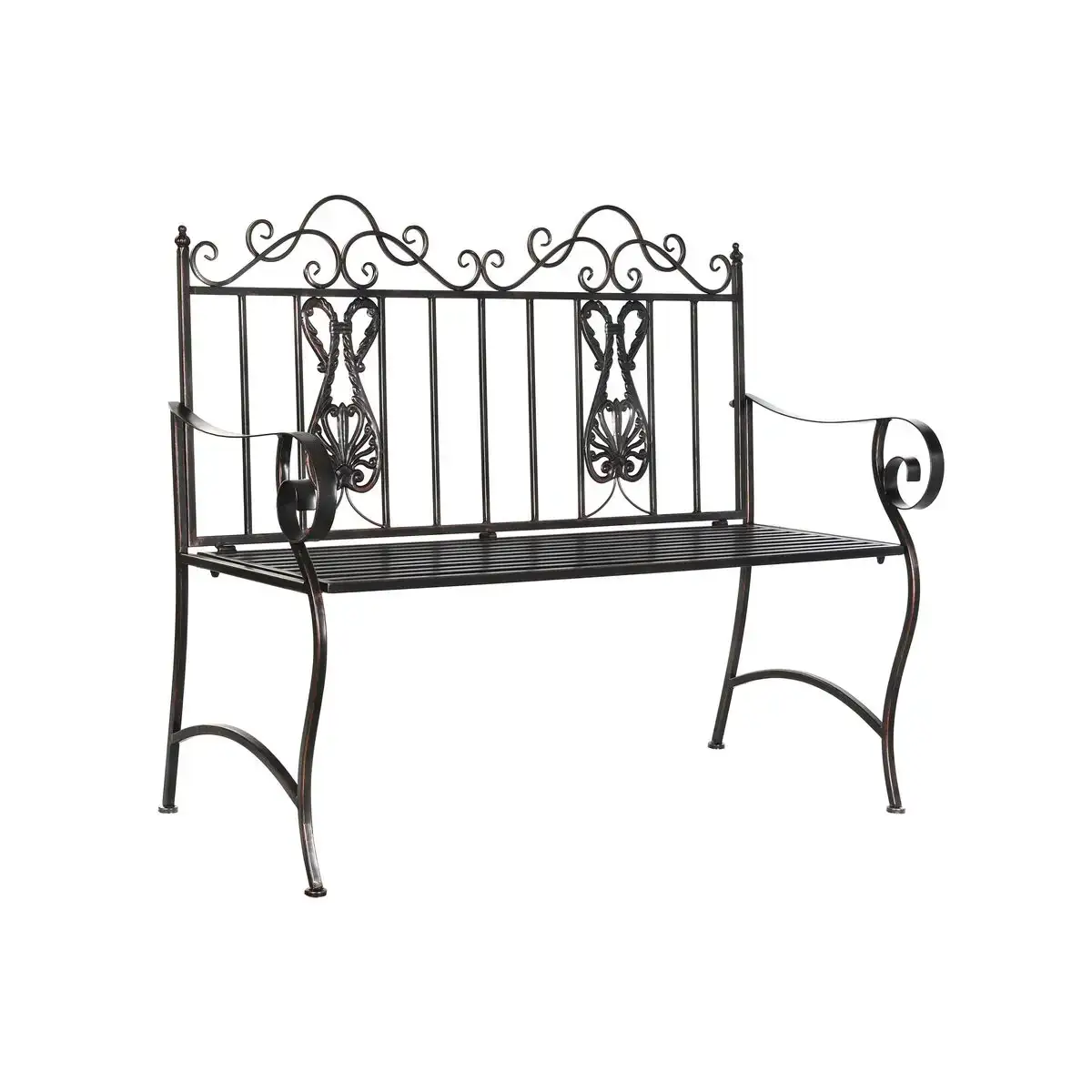 Banc dkd home decor noir 118 x 53 x 98 cm_9138. Entrez dans l'Univers de DIAYTAR COTE D'IVOIRE - Où Choisir est un Plaisir. Explorez notre catalogue diversifié et trouvez des articles qui reflètent vos goûts et votre personnalité.