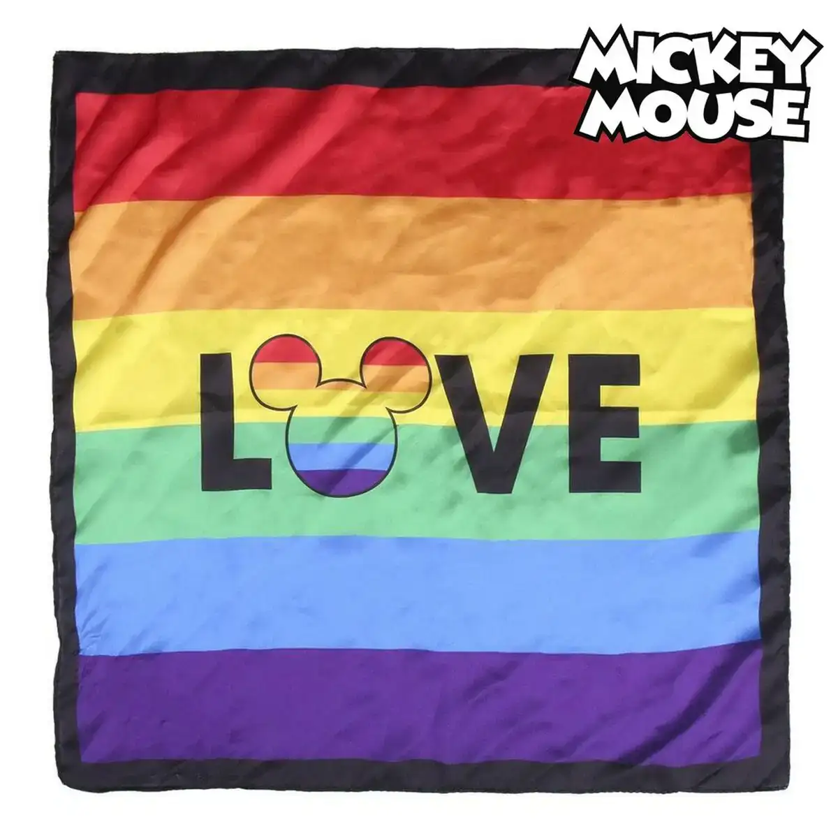 Bandana disney pride 50 x 50 cm _8933. DIAYTAR COTE D'IVOIRE - L'Univers du Choix et de l'Authenticité. Explorez notre catalogue et découvrez des articles qui incarnent le patrimoine du Côte d'Ivoire et la modernité du monde.