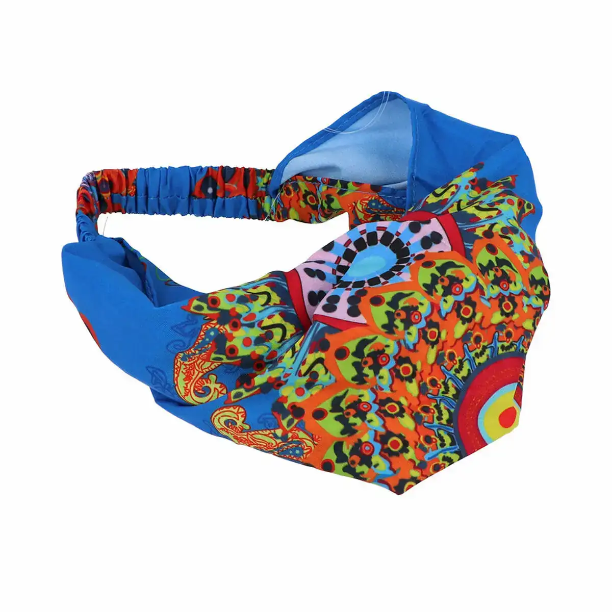 Bandeau elastique pour cheveux inca multicouleur mandala_9653. DIAYTAR COTE D'IVOIRE - Où Chaque Détail Compte. Parcourez nos produits soigneusement sélectionnés et choisissez des articles qui correspondent à votre style et à vos valeurs.