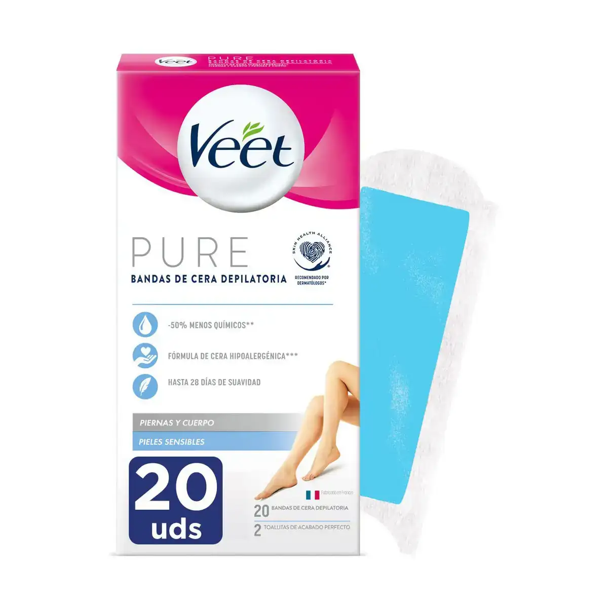 Bandes epilatoire corporelles veet peau sensible 20 unites_9066. Bienvenue chez DIAYTAR COTE D'IVOIRE - Où Chaque Produit a son Histoire. Découvrez notre sélection unique et trouvez des articles qui racontent la richesse culturelle et artistique du Côte d'Ivoire.