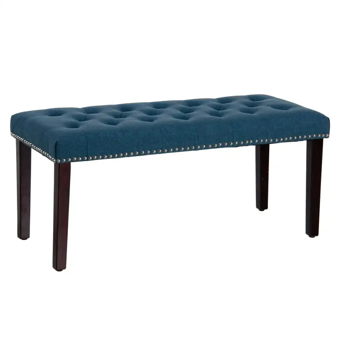 Banquette 115 x 44 x 43 cm bleu bois_6000. DIAYTAR COTE D'IVOIRE - Où Choisir est une Célébration de l'Artisanat Local. Découvrez notre boutique en ligne et choisissez des produits qui incarnent la passion des artisans sénégalais.