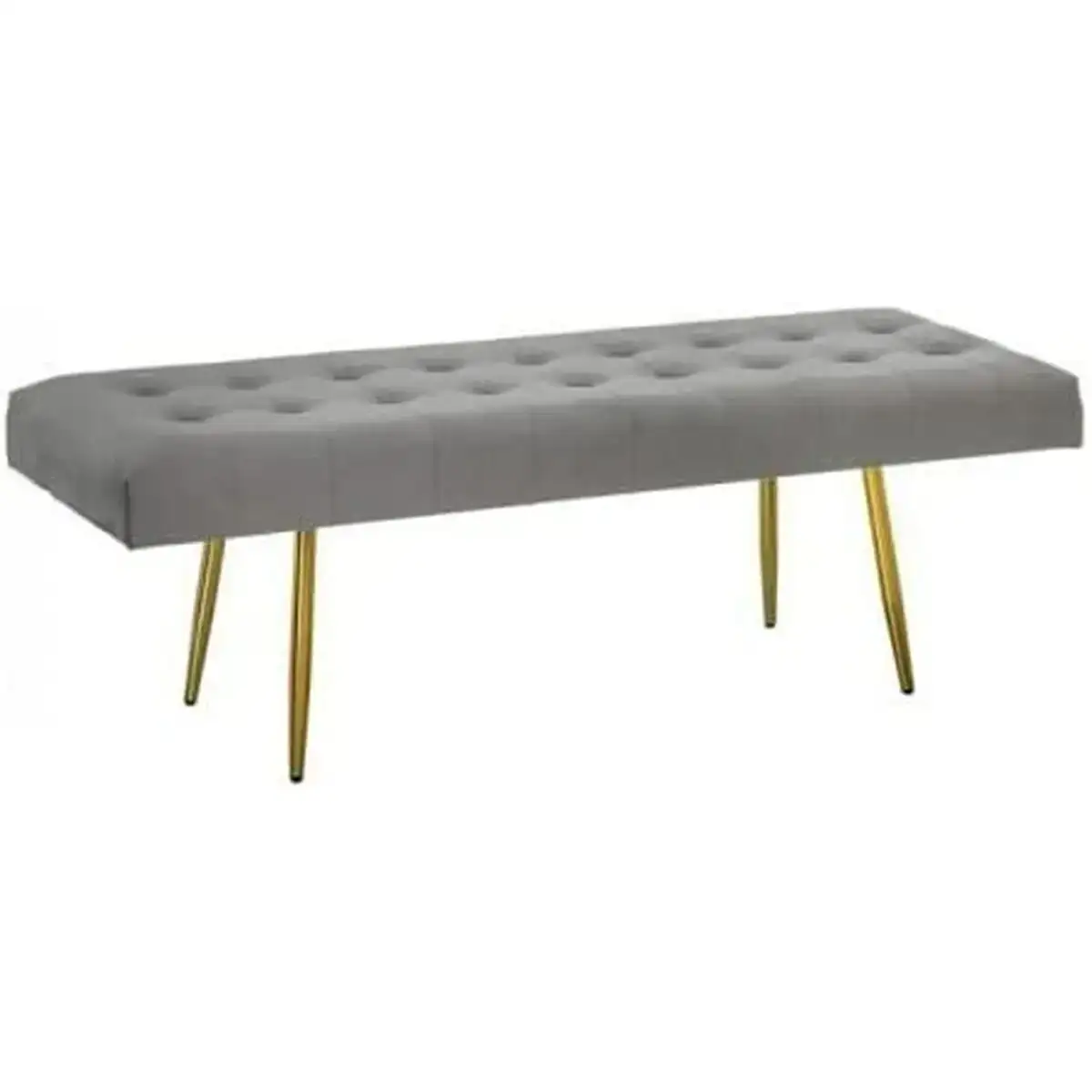 Banquette 118 x 43 x 41 5 cm tissu synthetique gris metal_4162. DIAYTAR COTE D'IVOIRE - L'Art de Vivre le Shopping en Ligne. Découvrez notre plateforme intuitive et trouvez des produits qui vous inspirent et vous enchantent, à chaque clic.