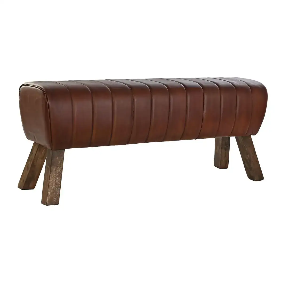 Banquette DKD Home Decor 126 x 36 x 53 cm Bois Marron