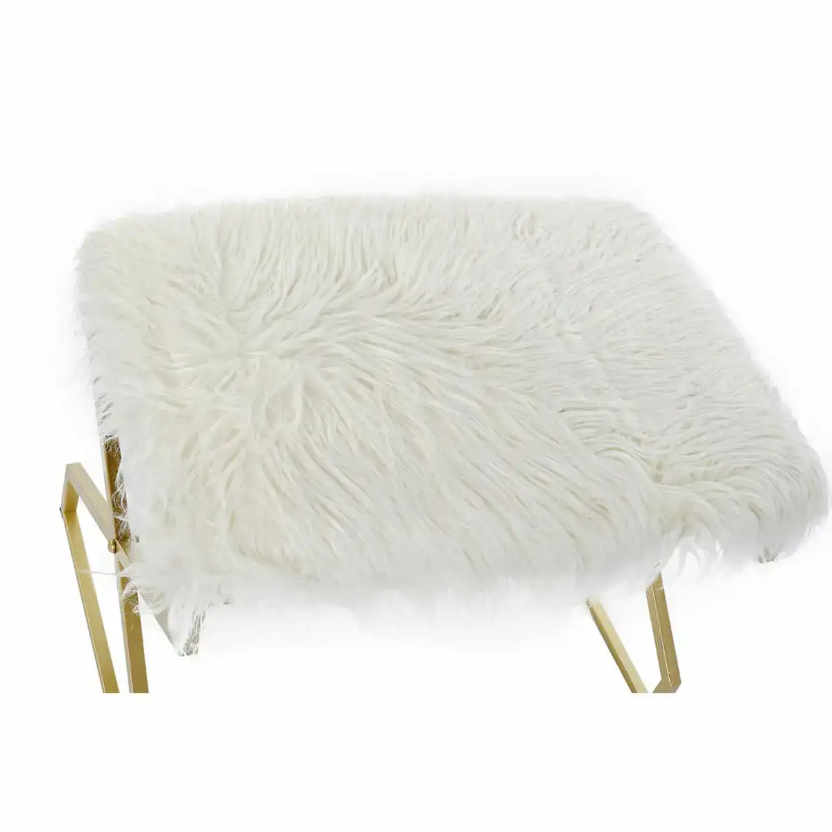 Banquette dkd home decor argente metal blanc 60 x 40 x 45 cm_2589. DIAYTAR COTE D'IVOIRE - L'Art de Magasiner sans Limites. Naviguez à travers notre collection diversifiée pour trouver des produits qui élargiront vos horizons shopping.