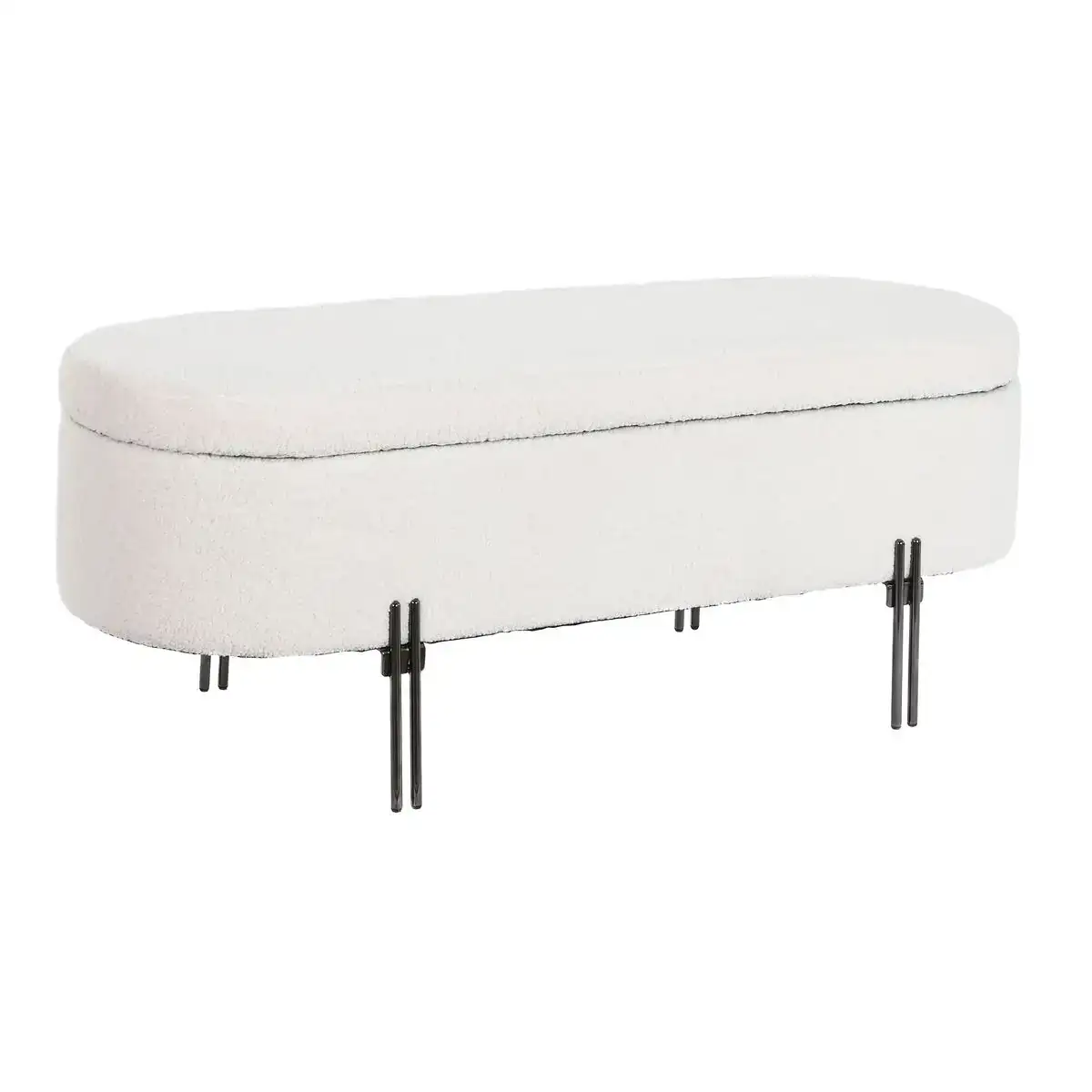 Banquette dkd home decor blanc metal 120 x 40 x 45 cm_5761. Votre Destination de Choix: DIAYTAR COTE D'IVOIRE - Où l'Authenticité Rencontre la Commodité. Faites l'expérience de magasiner en ligne pour des articles qui incarnent la richesse culturelle et la modernité du Côte d'Ivoire.