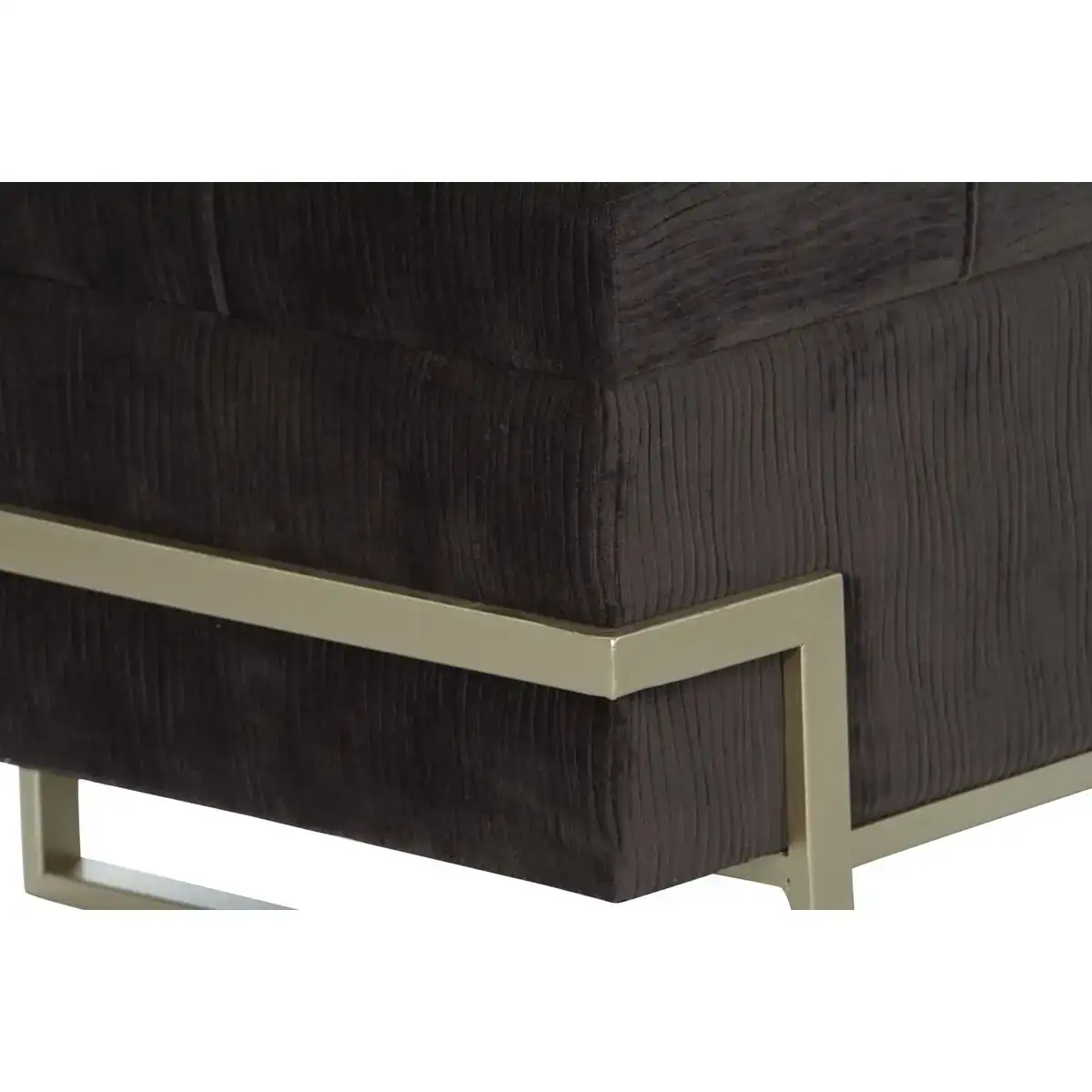 Banquette dkd home decor dore metal marron velours 120 x 42 x 48 cm _4830. DIAYTAR COTE D'IVOIRE - Où Choisir Devient une Découverte. Explorez notre boutique en ligne et trouvez des articles qui vous surprennent et vous ravissent à chaque clic.