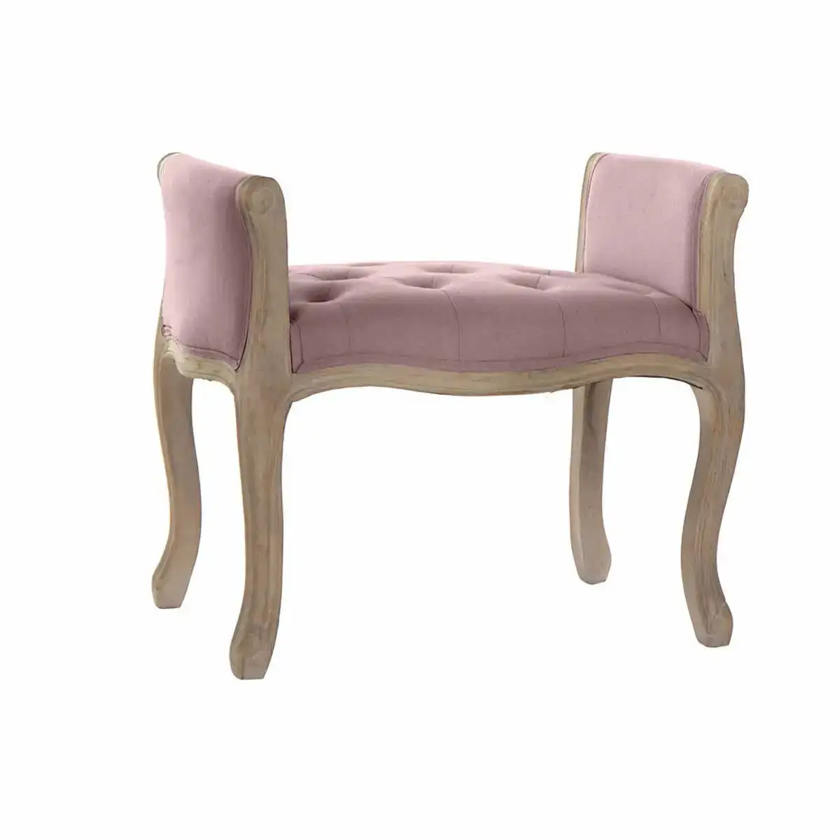 Banquette dkd home decor rose naturel bois d hevea 65 x 46 x 60 5 cm_9946. DIAYTAR COTE D'IVOIRE - Où Chaque Produit est une Histoire à Raconter. Découvrez notre sélection de produits qui vous permettent de créer votre propre récit à travers vos achats.