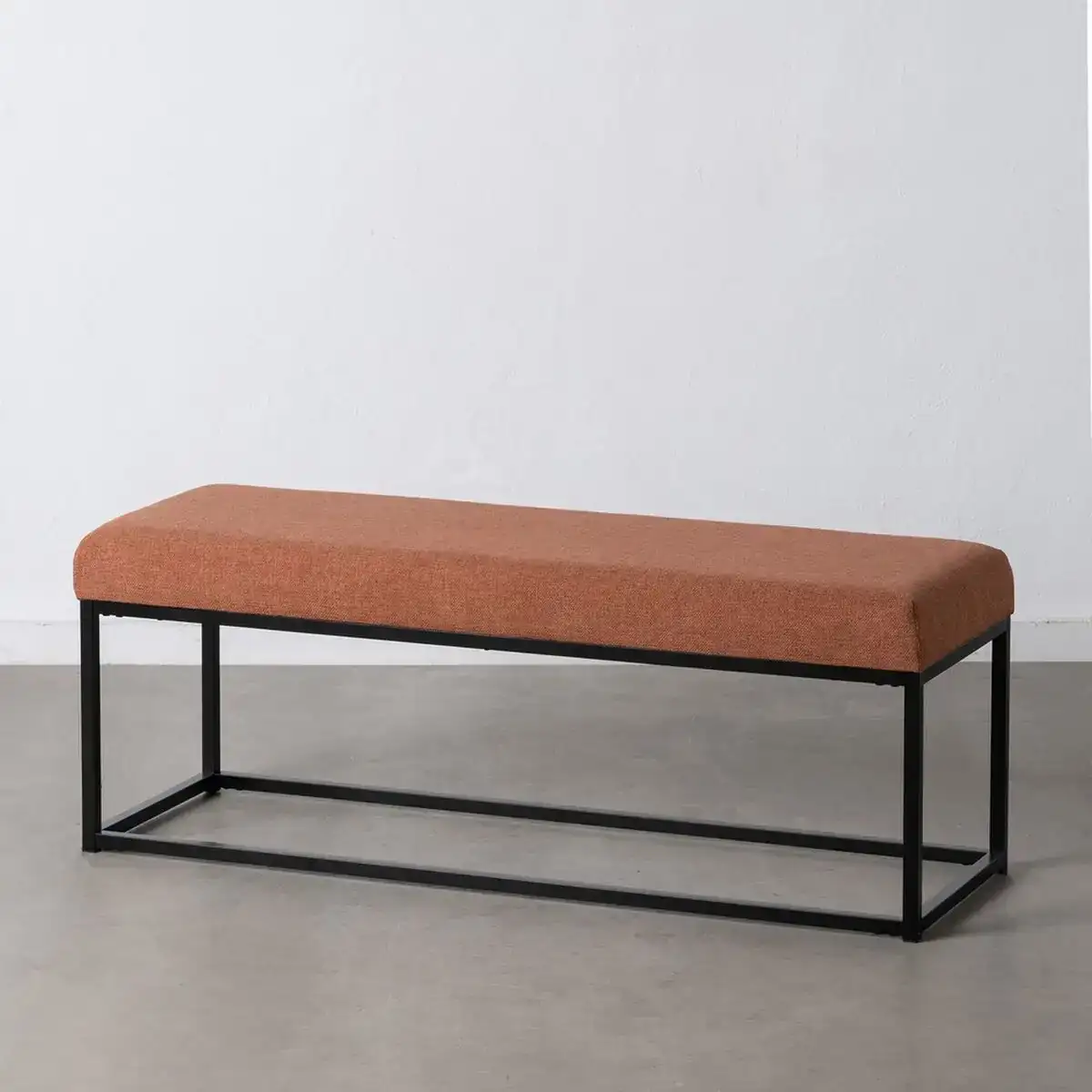 Banquette tissu synthetique metal rouge fonce 120 x 40 x 45 cm_6505. Entrez dans le Monde de DIAYTAR COTE D'IVOIRE - Où Chaque Article Raconte une Histoire Unique. Explorez notre boutique en ligne pour dénicher des trésors qui incarnent l'âme du Côte d'Ivoire.