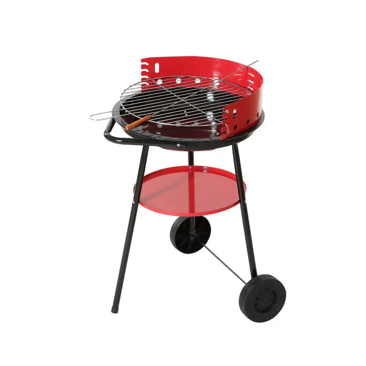 Barbecue 44 x 73 cm rouge noir_7115. Entrez dans l'Univers de DIAYTAR COTE D'IVOIRE - Où l'Innovation Rencontre la Tradition. Explorez notre sélection de produits modernes et traditionnels qui incarnent l'esprit dynamique du Côte d'Ivoire.