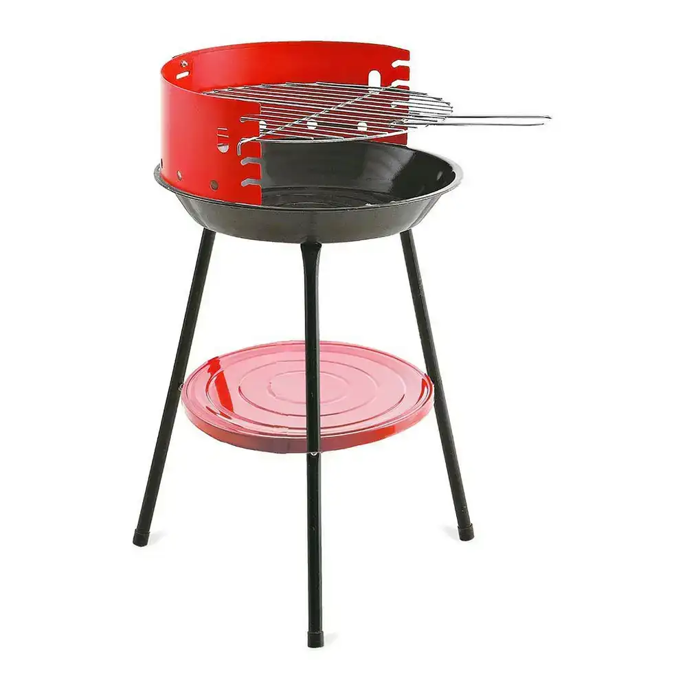 Barbecue algon ronde rouge grill 36 x 36 x 55 cm _8419. DIAYTAR COTE D'IVOIRE - Où Choisir Devient un Acte de Découverte. Découvrez notre gamme et choisissez des produits qui éveillent votre curiosité et élargissent vos horizons.