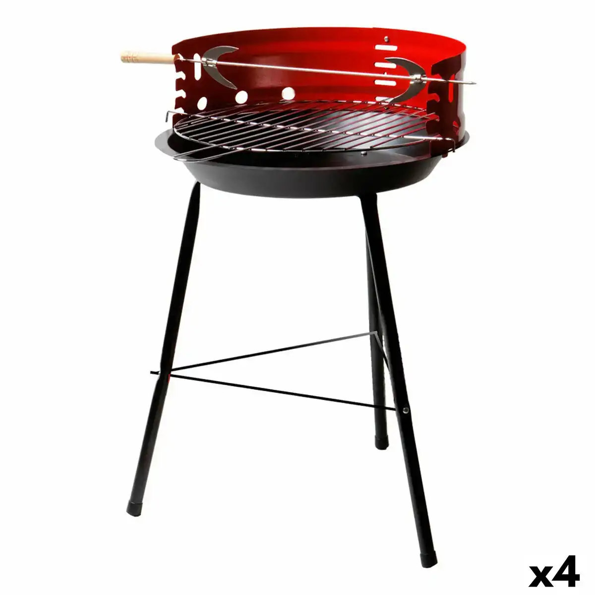 Barbecue portable aktive rouge 37 5 x 70 x 38 5 cm bois fer_8327. DIAYTAR COTE D'IVOIRE - Où l'Élégance Rencontre l'Authenticité. Naviguez à travers notre boutique en ligne et choisissez des produits qui incarnent le style et la tradition du Côte d'Ivoire.