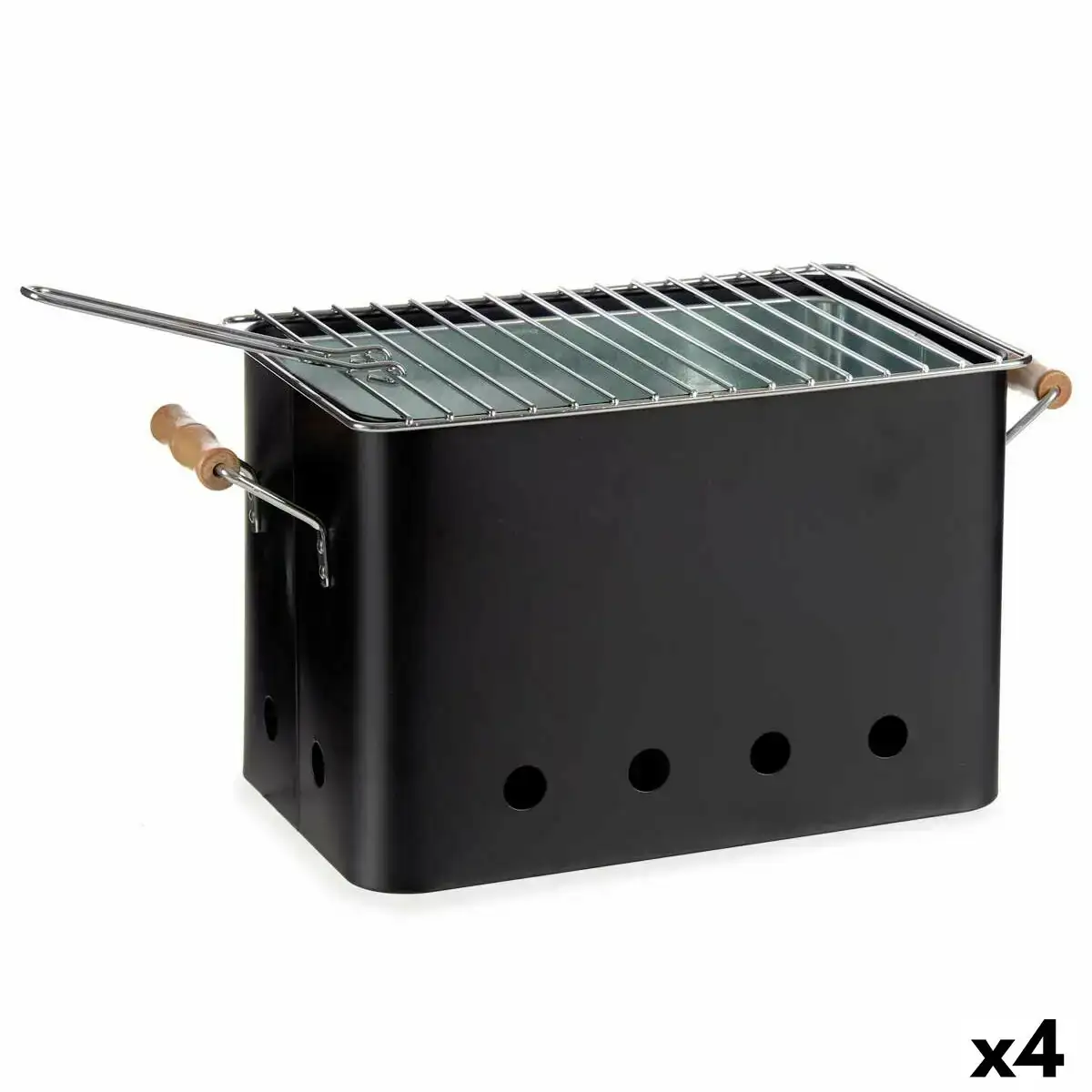 Barbecue portable fer 22 x 24 5 x 44 cm 4 unites _2493. DIAYTAR COTE D'IVOIRE - L'Art du Shopping Éclairé. Parcourez notre catalogue et choisissez parmi des produits de qualité qui satisferont vos besoins et votre style.