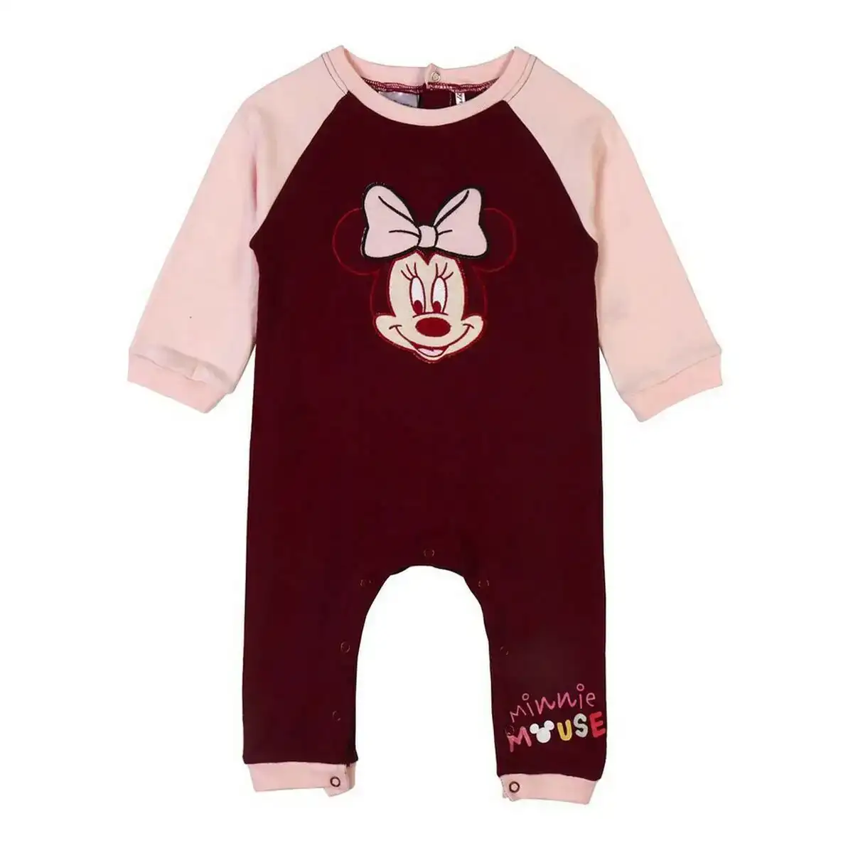 Barboteuse a manches longues pour bebe minnie mouse bordeaux_2229. DIAYTAR COTE D'IVOIRE - L'Art du Shopping Éclairé. Naviguez à travers notre plateforme intuitive et découvrez une variété d'articles soigneusement sélectionnés pour répondre à vos besoins et à vos envies.