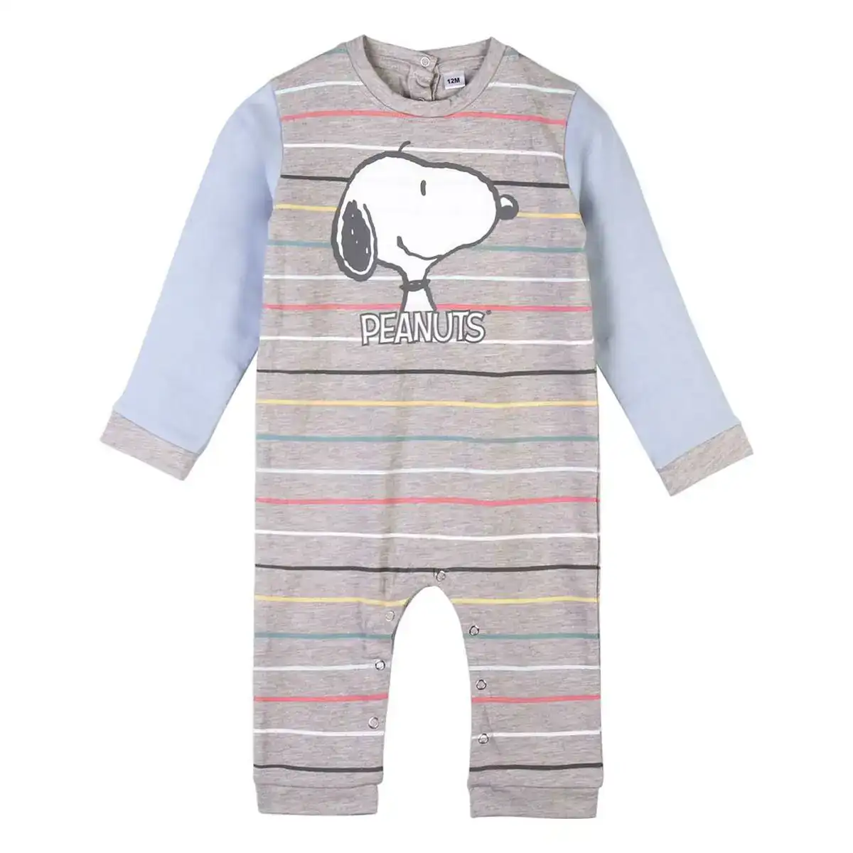 Barboteuse a manches longues pour bebe snoopy gris_6588. Entrez dans l'Univers de DIAYTAR COTE D'IVOIRE - Où Choisir est un Voyage. Explorez notre gamme diversifiée et trouvez des articles qui répondent à tous vos besoins et envies.