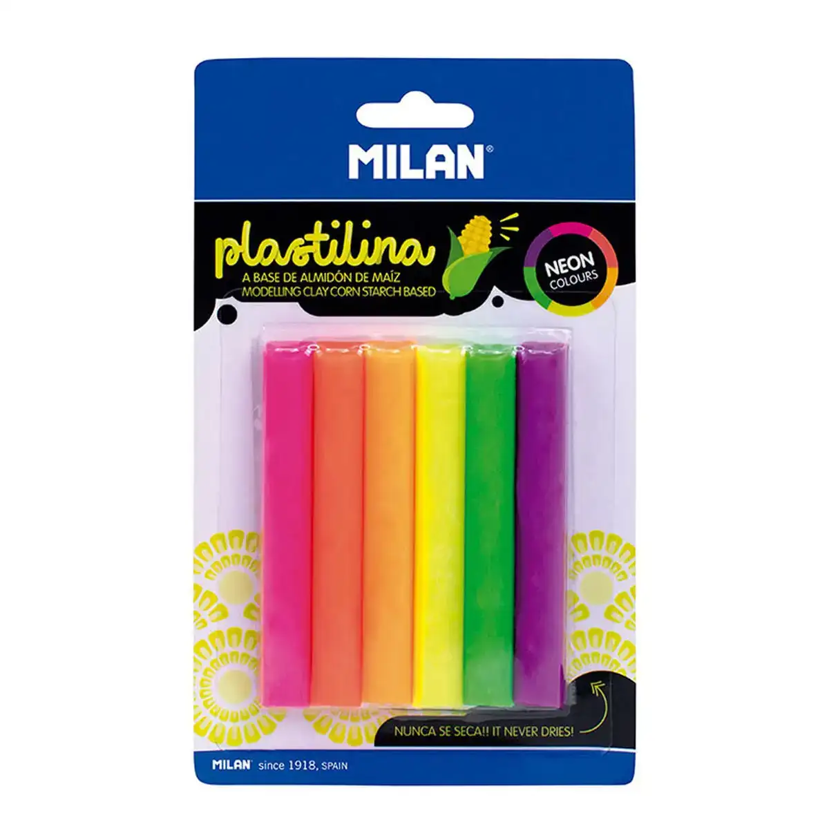 Barres de pate a modeler milan neon 70 g 6 pieces _7378. DIAYTAR COTE D'IVOIRE - Où Chaque Produit a son Histoire à Raconter. Parcourez notre catalogue et découvrez des articles qui portent en eux la passion et l'histoire du Côte d'Ivoire.