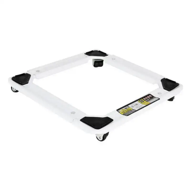 Base avec roues bricotech metal blanc_3529. DIAYTAR COTE D'IVOIRE - Votre Passage vers l'Exceptionnel. Explorez notre boutique en ligne, où chaque produit est choisi avec soin pour offrir une expérience de shopping inoubliable.