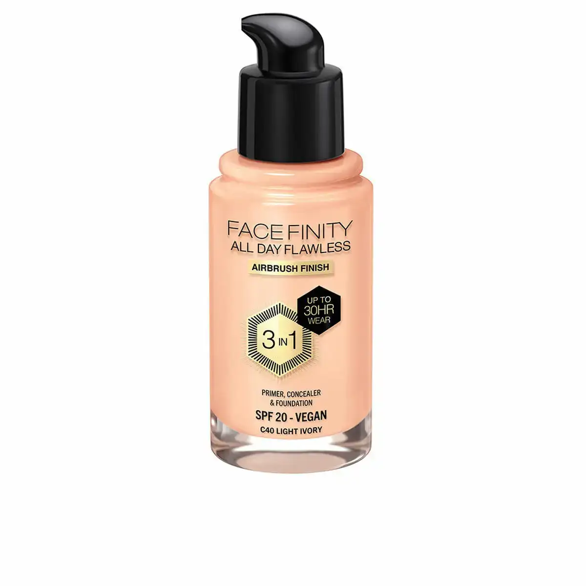 Base de maquillage cremeuse max factor face finity all day flawless 3 en 1 spf 20 no c40 light ivory 30 ml_9719. DIAYTAR COTE D'IVOIRE - Où Chaque Produit est une Histoire à Raconter. Découvrez notre sélection de produits qui vous permettent de créer votre propre récit à travers vos achats.