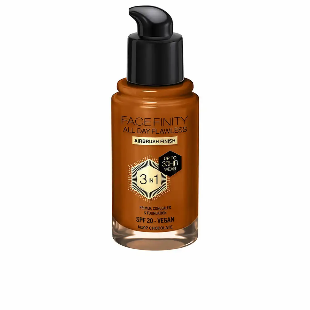 Base de maquillage cremeuse max factor face finity all day flawless 3 en 1 spf 20 no n102 chocolate 30 ml_6579. DIAYTAR COTE D'IVOIRE - Votre Passage vers l'Exceptionnel. Explorez notre boutique en ligne, où chaque produit est choisi avec soin pour offrir une expérience de shopping inoubliable.