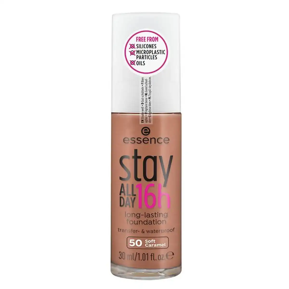 Base de maquillage liquide essence stay all day 16h no 50 soft caramel 30 ml_1040. DIAYTAR COTE D'IVOIRE - Votre Escapade Shopping Virtuelle. Explorez notre boutique en ligne et dénichez des trésors qui évoquent la culture et le savoir-faire sénégalais, un clic à la fois.