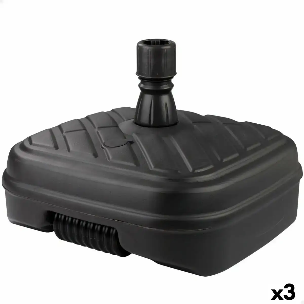 Base pour parapluie aktive 56 x 40 x 56 cm anthracite plastique 3 unites _6690. DIAYTAR COTE D'IVOIRE - Votre Passage vers l'Éclat et la Beauté. Explorez notre boutique en ligne et trouvez des produits qui subliment votre apparence et votre espace.